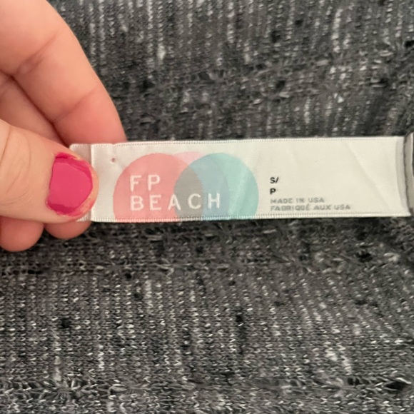 Free People Beach La Nite Ribbed Tank Swing Dress Swim Cover Up - Picture 2 of 6